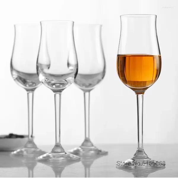 Copas de vino Alemania Cristal Whisky Copita Nosing Glass Sommelier Whisky Copa de degustación Brandy Snifter Tulip Unibody Olor Copa