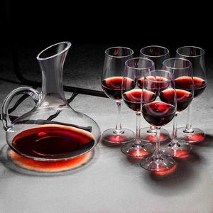 Verres à vin GIANXI ensemble de verres à vin rouge bouteilles de vin familiales verres à vin en verre européen de luxe L240323