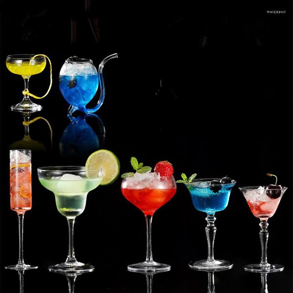 Verres à vin Verre Cocktail Bar Bartending Cup Set Creative Fashion Champagne