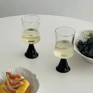 Wijnglazen Glazen beker Sapbeker Hittebestendig water Drinken Korte cocktailglas champagnemok