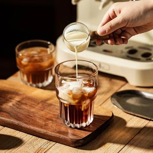 Verres à vin Vanage Juice Verre transparente tasse de pot maçon tasse de café transparent