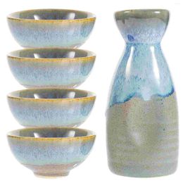 Verres à vin, verres à boire, pichet à saké, ensemble de bouteilles, tasse de service, Pot en céramique japonais