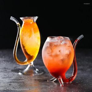 Vers de vin INS Vampire Cup nordique créatif de paille de paille Personnalité moléculaire Cocktail