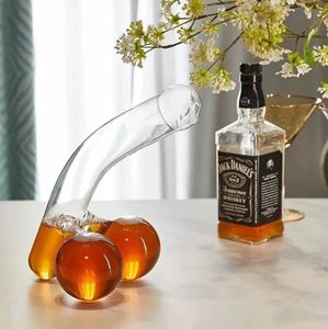 Wijnglazen Interessante en grappige whisky Wijn Glas Decanter Jibs Whisky Decanter Wine Decanter Barware