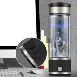 Verres à vin bouteille d'eau ionisée générateur d'hydrogène Portable pour la maison bureau voyage 420ml ioniseur sain Machine Simple