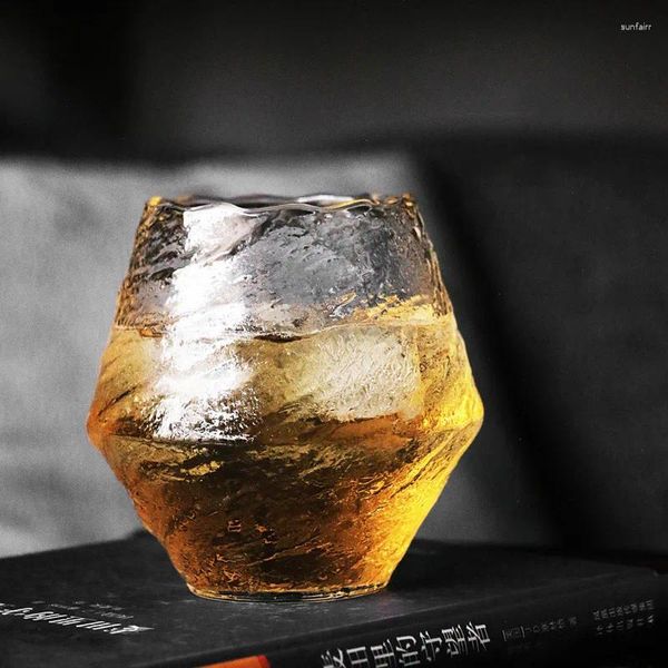 Copas de vino japonesa hechas a mano whisky glass juejes tazas de jugo resistente al calor de liquor xo whisky cristal cogny snifter