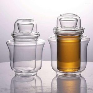 Verres à vin japonais saké pichet ensemble cristal Pot tasse Flagon liqueur verre distributeur cadeaux créatifs décanteur