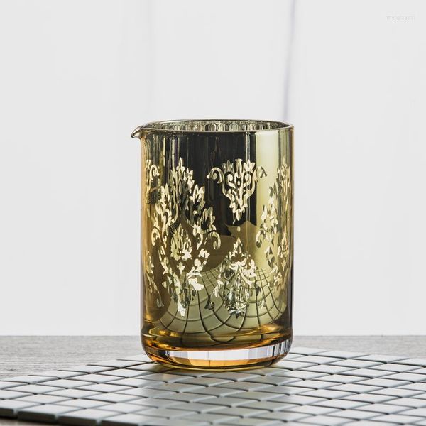 Copas de vino de estilo japonés, barra de cristal, barman, copa mezcladora de cóctel, creativa transparente, whisky, jarra de cerveza hueca, vasos