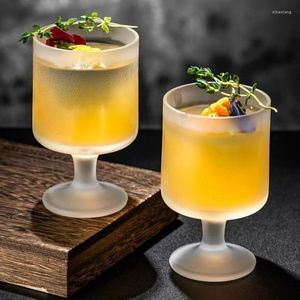 Wijnglazen Japanse stijl glazen beker matte cocktailbekers creatieve drink sap sfeer sfeervolle keukenaccessoires