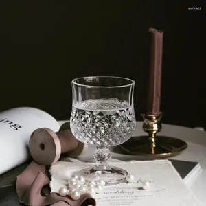 Verres à vin Diamants sans plomb Verre rouge Cognac Copnac Champagne Whisky S Cocktail Bar Ktv Ktv Winking Water