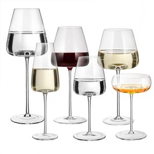 Wijnglazen leadfree Crystal Goblet Red Convex Bottom Bourgondy Bordeaux Champagne Grape trouwfeest Verjaardagspaar Geschenk 221124