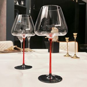 Verres à Vin Verre De Luxe Léger Bordeaux Bordeaux Fait Main Cristal Rouge