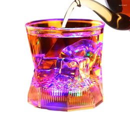 Verres à vin allumer des tasses LED Boire avec des lumières colorées décorations de fête