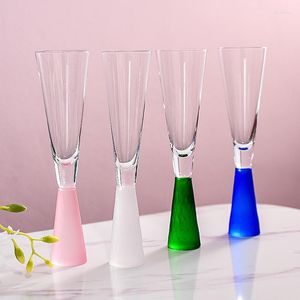 Verres à vin Luxe Martini Cocktail Verre Diamant Fête De Mariage Cristal Verre À Vin Art Vase Charmes Flûtes À Champagne Rouge Gobelet En Gros