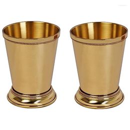 Wijnglazen Metaal Cocktail Special Blended Goblet Capaciteit 12 Ounce Goud