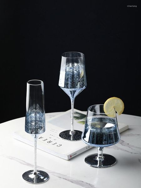 Vers de vin nordique Star Gobelet Crystal Glass Cup Champagne Cocktail Creative Wedding Warking Ware Home Decoration Accessoires