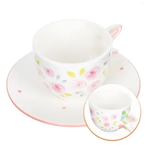 Verres à vin tasses à Cappuccino en porcelaine avec soucoupes, Design expresso en céramique, tasses à café en porcelaine, ensemble de soucoupes pour boissons Latte