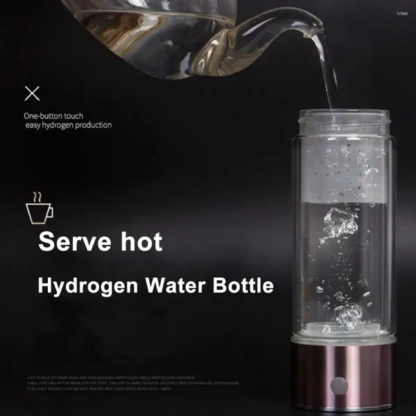 Verres à vin, purificateur d'eau Portable à hydrogène, bouteille, générateur Rechargeable pour ionisé en déplacement