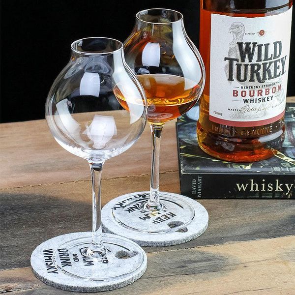 Verres à vin mélangeur professionnel verre à Whisky pour barman dégustateur tasse en cristal XO Brandy Liqueur Whisky gobelet rouge