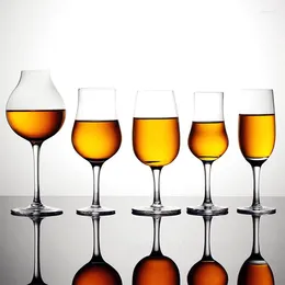 Capas de vino Whisky Professional Copa de degustación para sommelier Chateau Saper Fleus Fulful Crystal Cup Whisky Copita Nosing Glass