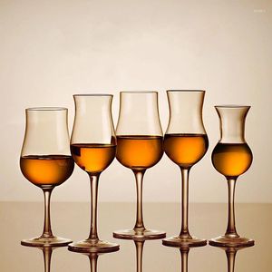 Verres à vin Whisky professionnel Copita Nosing Glass Tulip Whisky Parfum Odeur Gobelet Brandy Snifters XO Sweet Aroma Dégustation