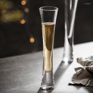 Verres à vin qualité Champagne paillettes flûtes tasses transparentes bulle tulipe Cocktail pour Bar fête cadeau mariage pétillant