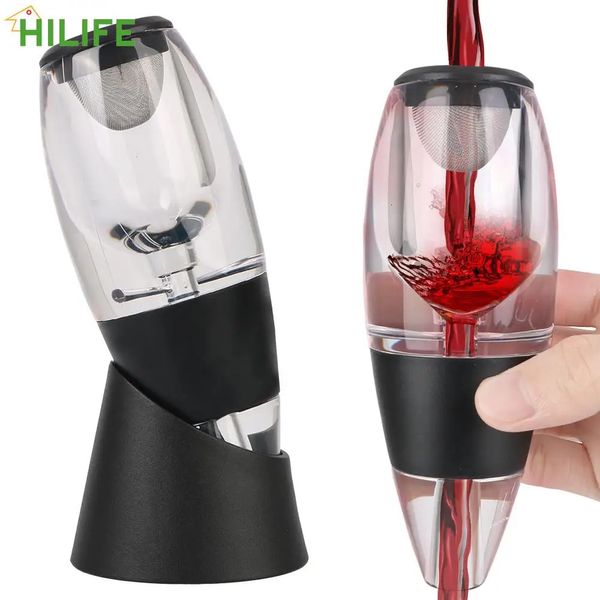 Verres à vin Professionnel à sobriété rapide pour bar, fête, cuisine, carafe à vin verseur avec filtre et base, distributeur d'aérateur de whisky à vin rouge 231208