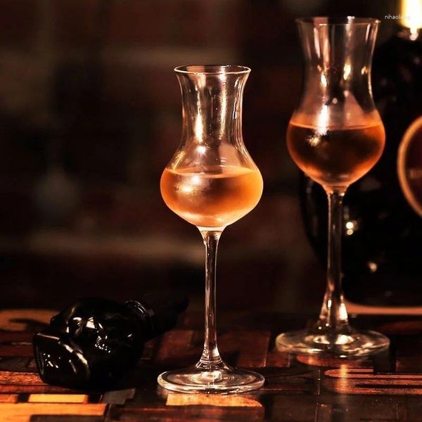 Verres à vin rcr gracieux tulip whisky verre cristal taster snifer chivas gobelet liqueur tasse mariage champagne verre copo