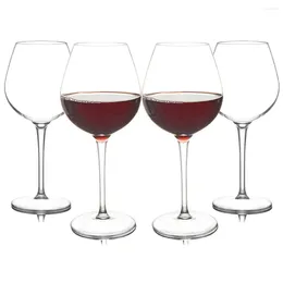Wijnglazen Rode Glazen Beker Beker Plastic Transparante Onbreekbare Kopjes 320 ML 550 ML 580 ML Voor Bar Camping party
