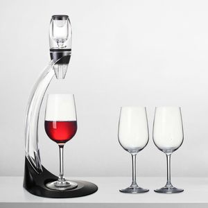 Wine Glasses Red Wine Aerator Filter Magic Decanter Essential Wine Aerator Essential Decanter Pourer Filter Stand Holder Vodka Quick Air Bar 221121