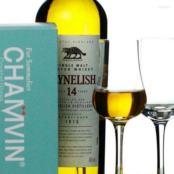 Casas de vinos Whisky de malta Single Vidry Glass Net Brandy Snifter Taster bebiendo Copita CUBBLET CUP