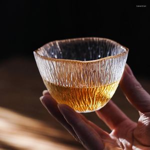 Verres à vin petite capacité, tasse à thé résistante à la chaleur, verre créatif expresso café Soju saké maître dégustation 1 pièce