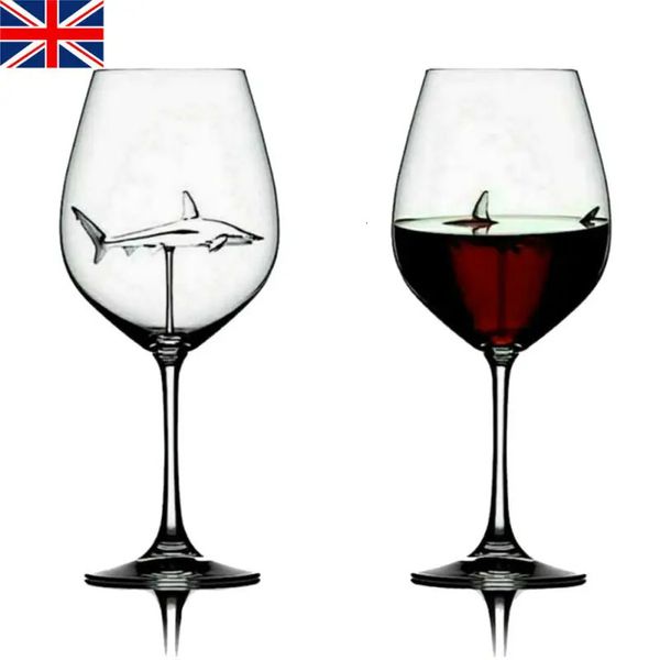 Verres à vin le requin Original, verre à vin rouge, bouteille de vin en cristal pour flûtes de fête, 231208