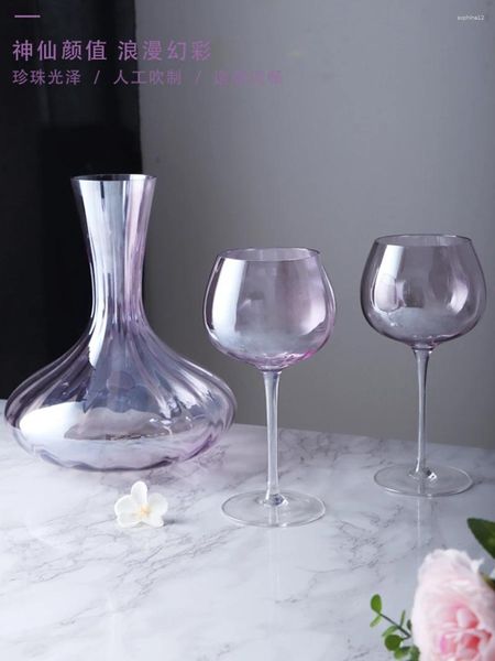 Cepas de vino el mismo copa de viernes de pie de pie altálico en el Reino Unido Red Ins Wind Champagne Purple