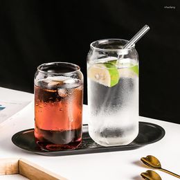 Verres à vin verre Transparent Cola peut en forme de tasse résistant à la chaleur boisson froide tasse café boisson jus lait