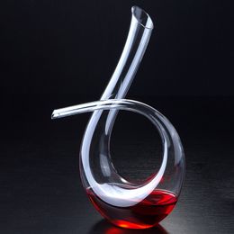 UNTIOR handgemaakte kristallen rode wijn glazen karaf decanteerset Jug Bar Champagne waterfles drinken cadeau 1500ML U-vorm 230725