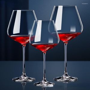 Verres à vin Value For Money 400-700Ml Simple Fashion Goblet Exquis Red Multi-Purpose Glass Cup Banquet Family Bar Festival Drinkware