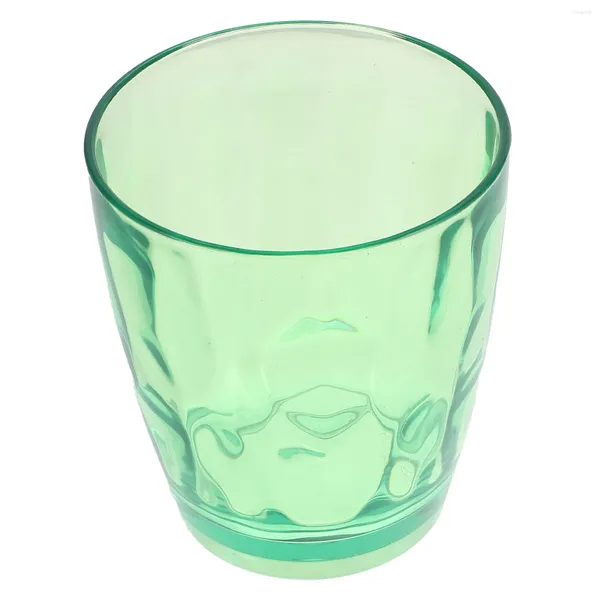 Copas de vino Tazas de agua Beber Vasos reutilizables Barra Tritan irrompible Verde