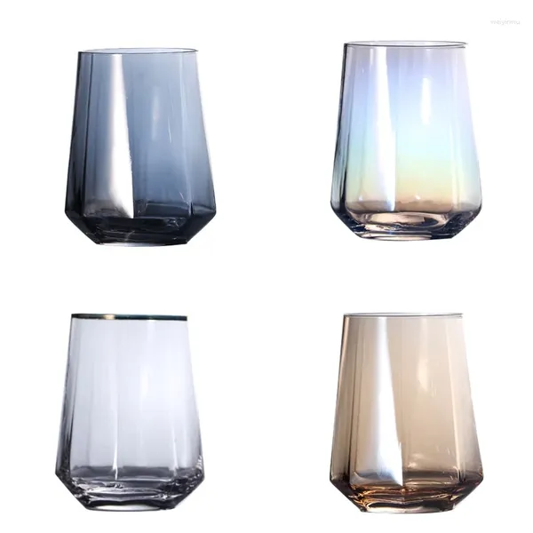 Copas de vino, vaso de agua, tazas modernas sin tallo, Material para beber para servir fiestas, bares en casa, restaurantes, 4 colores a elegir