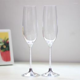 Verres à vin de mariage personnalisés en cristal, cadeaux pour amoureux, flûtes à griller au Champagne