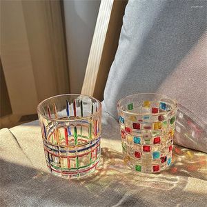 Wijnglazen Whiskyglas Creatieve draagbare handgemaakte geschilderde Europese stijl Huishoudelijke accessoires Cup Latte Mok Cups