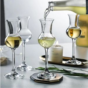 Verres à vin whisky dégustation de verre cristal gobelet copita nulation sommeliers sherry odor tulip tasse de champagne