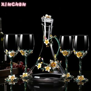 Verres à vin Xinchen européen émail rouge verre décanteur ensemble créatif cristal champagne gobelet cadeau de mariage 230923