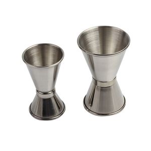 Wijn Jiggers Bar Tools Roestvrij staal Cocktail Shaker Measure Cup Dubbele kop Wijn Meetapparaat 15x30ml 20x40ml