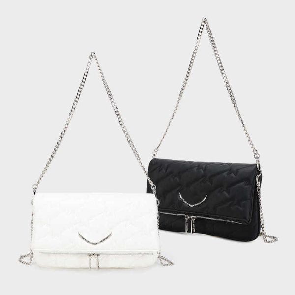 Wing Fashion Designer Womens Bag Z Leather Messenger Bag V Shoulder Crossbody Bolsos monedero Bolsos Two Chain Ladies Clutch Hasp Bags