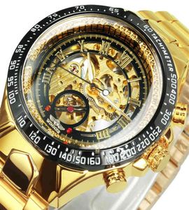 Gagnant Gold Skeleton Watch for Men Automatic Watch Men 2020 Top Brand Luxury Sport Mécanique Clock Stainls Steel Relogio Gen7475305