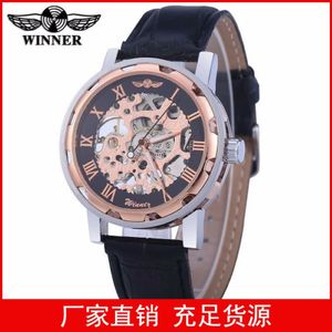 Manuel gagnant Hollow Mechanical Watch Foreign Trade Cross-Border Mens Watch One Piece Dropwatchs 2252