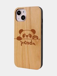 Winning Producst Beautiful Laser Engraving Cell Phone Cases Blank Wood TPU Frame Phone Cover Cases Para iPhone 13 14 15 Para Apple 12 Accesorios para teléfonos móviles