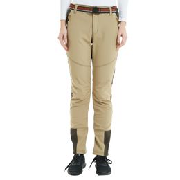 Winnter imperm￩able ￩paississeur pantalon softshell pour les femmes pantalon de randonn￩e au vent avec un pantalon de ski pour femmes int￩rieure en molleton