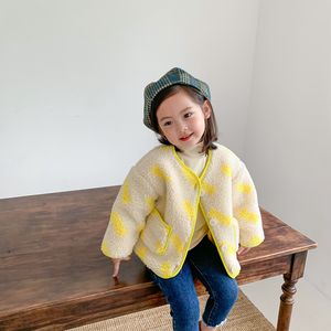 Hiver 2020 mode chaud laine épaisse vestes style coréen 1-6 ans filles mode décontracté épaissir manteaux LJ201125